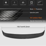 Mercedes Benz C Class S205 2015-2019 Rear Roof Spoiler Carbon Fiber