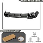 Carbon Fiber Rear Bumper Diffuser for Mercedes-Benz S Class W223 S450L S500 S580 Sedan 4-Door 2021-2025 Lower Bumper Lip Diffuser Body Kit Factory Outlet