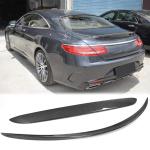 Mercedes Benz S Class W217 C217 S63 S65 AMG Coupe 2015-2020 Rear Trunk Spoiler Carbon Fiber
