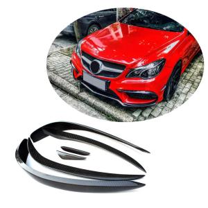 Mercedes Benz (W207) C207 A207 Sport Facelift 2014-2016 Front Bumper Trims Carbon Fiber