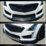 Cadillac CTS-V Sedan 2016-2019 Front Bumper Lip Carbon Fiber