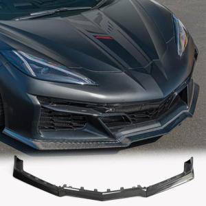Chevrolet Corvette C8 Z06 Convertible Coupe 2-Door 2022-2024 Front Bumper Lip Carbon Fiber