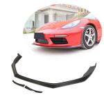 Porsche 718 Boxster Cayman 2016-2019 Front Bumper Lip Carbon Fiber