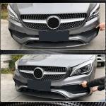 Mercedes Benz (W117) C117 CLA220 CLA250 Sport Facelift 2017-2019 Front Bumper Lip Carbon Fiber/FRP