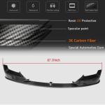 BMW 6 Series F06 F12 F13 640i 650i M Sport 2013-2018 Front Bumper Lip Carbon Fiber