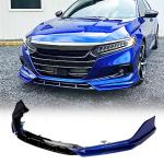 Front Bumper Lip Splitter for Honda Accord 2021-2022 Still Night Pearl Blue | Front Lip Splitter Air Dam Bumper Protection Spoiler Splitter 3PCS