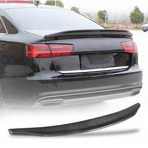 Audi A6 Sline S6 C7 C7.5 Sedan 2012-2019 Rear Trunk Spoiler Carbon Fiber
