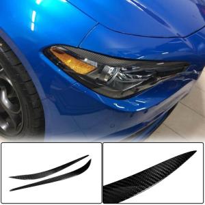 Alfa Romeo Giulia 952 2015-2020 Front Headlight Cover Eyelid Dry Carbon Fiber