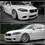 BMW 5 Series F10 M Sport Sedan 2012-2016 Front Bumper Lip Carbon Fiber/FRP