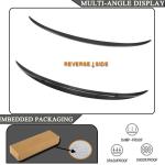 F10 Carbon Fiber Trunk Spoiler Compatible with BMW 5 Series F10 2011-2016 520i 528i 530i 535i M Sport M-Tech M5 Car Rear Boot Lid Highkick Wing Lip Factory Outlet