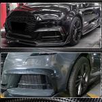 Audi A4 Sline B9 Sedan 2017-2020 Front Fog Lamp Covers Carbon Fiber