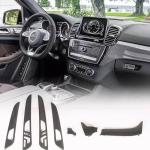 Mercedes Benz GLE Class C292 GLE43 GLE450 GLE63 AMG 2015-2019 Interior Dashboard Trims Carbon Fiber