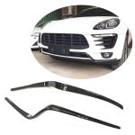 Porsche Macan Base Sport Utility 2014-2017 Front Bumper Vents Carbon Fiber