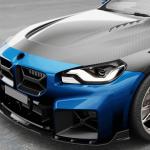 BMW M2 G87 2022-2024 Front Bumper Lip Front Grille Bumper Grill Trim Rear Bumper Diffuser Trunk Spoiler Dry Carbon Fiber