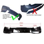 BMW 1 Series F20 M135i Pre-LCI 2012-2015 Rear Bumper Diffuser Carbon Fiber