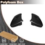 Real Carbon Fiber Mirror Caps for Porsche Taycan 9J1 Turbo S 2019-2024 Add on Style Side Rearview Mirror Cover Caps Exterior Shell Factory Outlet