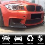 BMW 1 Series E82 1M 2011-2018 Front Bumper Splitters Carbon Fiber