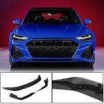Audi RS6 C8 2019-2022 Front Bumper Lip Dry Carbon Fiber