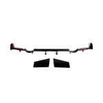 For Nissan 400Z Dry Carbon Fiber Add-on Rear Bumper Diffuser Body Kit