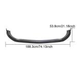 Mercedes Benz W447 Vito 2020UP Front Bumper Lip Dry Carbon Fiber