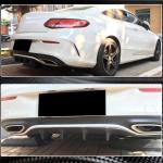 Mercedes Benz (W205) C205 A205 Sport C43 Pre-facelift 2015-2019 Rear Bumper Diffuser Carbon Fiber