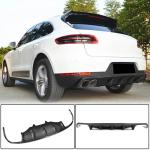 Porsche Macan 2014-2020 Rear Bumper Diffuser Carbon Fiber