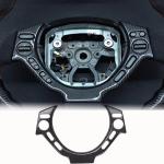 Nissan GTR Coupe 2-Door 2009-2015 Steering Wheel Covers Carbon Fiber