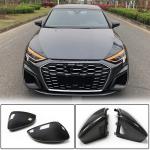 Audi A3 Sline S3 RS3 8Y Sedan 2021UP Mirror Cover Caps LHD Carbon Fiber