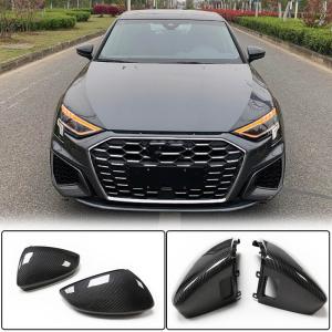 Audi A3 Sline S3 RS3 8Y Sedan 2021UP Mirror Cover Caps LHD Carbon Fiber