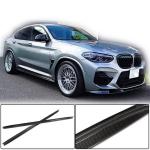 BMW X3 M-Sport X3M F97 X4 M Sport X4M F98 G01 G02 2019-2021 Side Skirts Carbon Fiber
