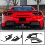 Ferrari 488 GTB 2015-2017 Rear Taillight Air Vent Cover Carbon Fiber