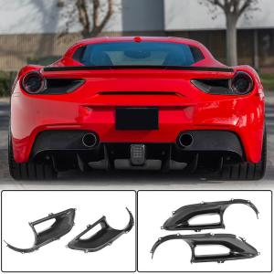 Ferrari 488 GTB 2015-2017 Rear Taillight Air Vent Cover Carbon Fiber