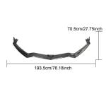 Chevrolet Corvette C8 2020-2021 Front Bumper Lip Carbon Fiber