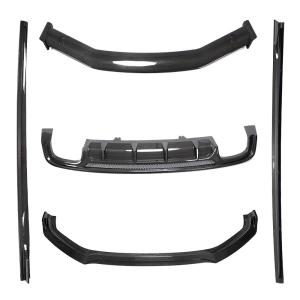 Audi A5 Sline S5 2017-2019 Carbon Fiber Aero Body Kit(Front Lip, Side Skirts, Rear Diffuser & Trunk Spoiler)