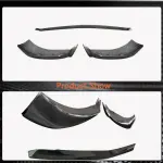 Mercedes Benz S Class W222 Sport Sedan 4-Door 2018-2022 Front Bumper Lip Carbon Fiber