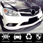 Mercedes Benz W204 C300 Sport Pre-facelift 2008-2011 Front Bumper Lip Carbon Fiber