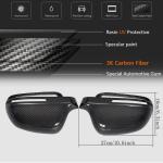 Audi A3 S3 A4 B8 S4 RS4 A5 S5 8T Q3 Mirror Covers Carbon Fiber Replacment Style