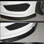Mercedes Benz (W117) C117 CLA45 Base 2013-2015 Front Bumper Splitters Carbon Fiber