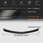 Mercedes Benz E Class W213 2016-2022 Rear Trunk Spoiler Carbon Fiber