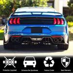 Ford Mustang V6 V8 GT 2015-2017 Rear Bumper Diffuser Carbon Fiber