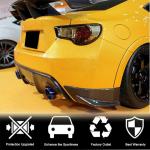 Subaru BRZ Toyota GT86 FT86 Scion FR-S Rear Bumper Splitters Carbon Fiber