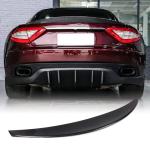 Carbon Fiber Rear Trunk Lip Spoiler Wing for Maserati GranTurismo 2014