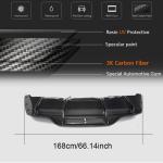 Mercedes Benz W205 C205 A205 C63 AMG 2015-2019 Rear Bumper Diffuser Carbon Fiber