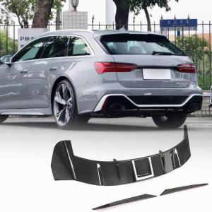 Audi RS6 C8 Avant 2019-2023 Rear Roof Spoiler Dry Carbon Fiber