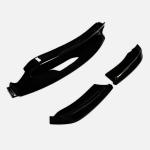 BMW X5M E70 X6M E71 2010-2014 Front Bumper Lip Glossy Black FRP