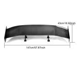 Universal Sedan Car Auto Rear Trunk Spoiler Carbon Fiber