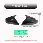 Tesla Model S 2021+ Mirror Covers Add-on Style Dry Carbon Fiber