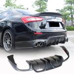 Maserati Ghibli S Q4 2014-2017 Rear Bumper Diffuser Carbon Fiber