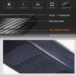 Mercedes Benz S Class W222 Sport Sedan 4-Door 2018-2022 Front Bumper Lip Carbon Fiber