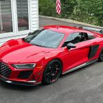 Audi R8 V10 Coupe Spyder Convertible 2Door 2023+ Front Bumper Lip Dry Carbon Fiber